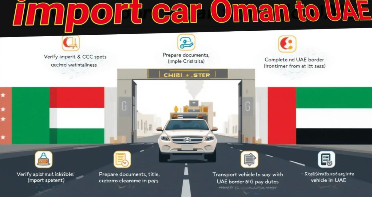 How to import a car from Oman to UAE 