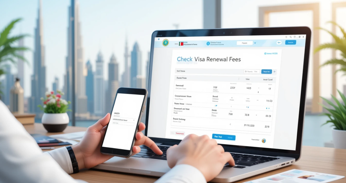 Check Dubai visa renewal fee 2025 Full Detail