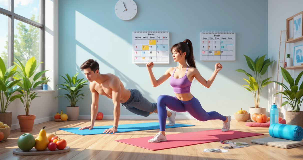 Lose Belly Fat naturally in 1 month Complete Exersice